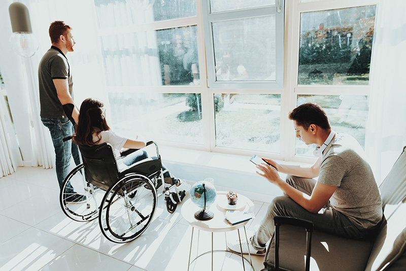 person on wheelchair